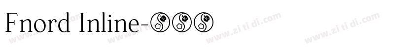 Fnord Inline字体转换